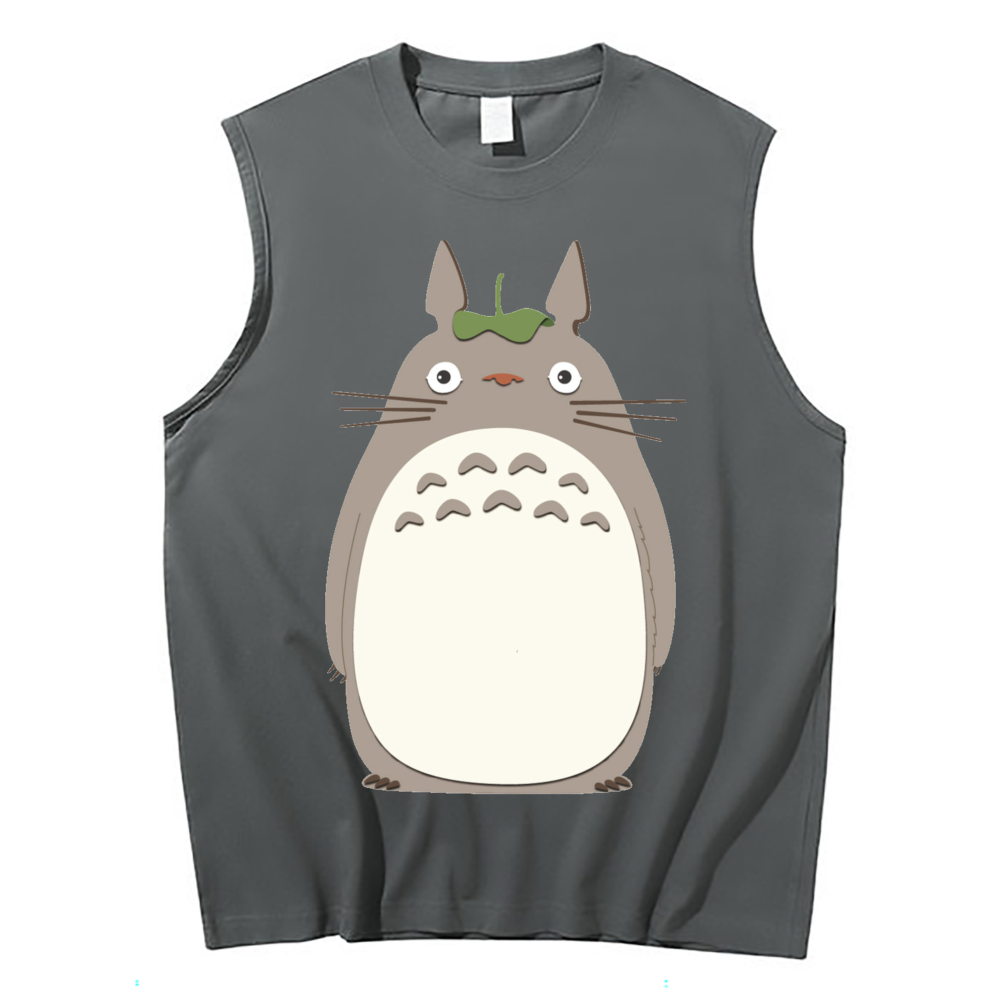 （画像用） となりのトトロ 草壁メイ 草壁サツキ My Neighbor Totoro Satsuki Kusakabe Mei Kusakabe コットン100％タンクトップ（フロントプリント）